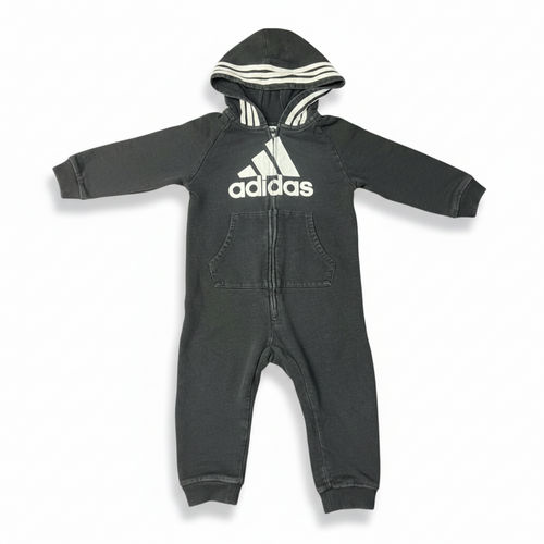 Enterito Adidas Negro 18-24 meses