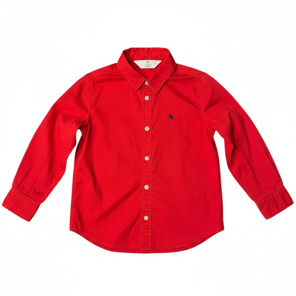 Camisa H&M Roja 6-7 Años