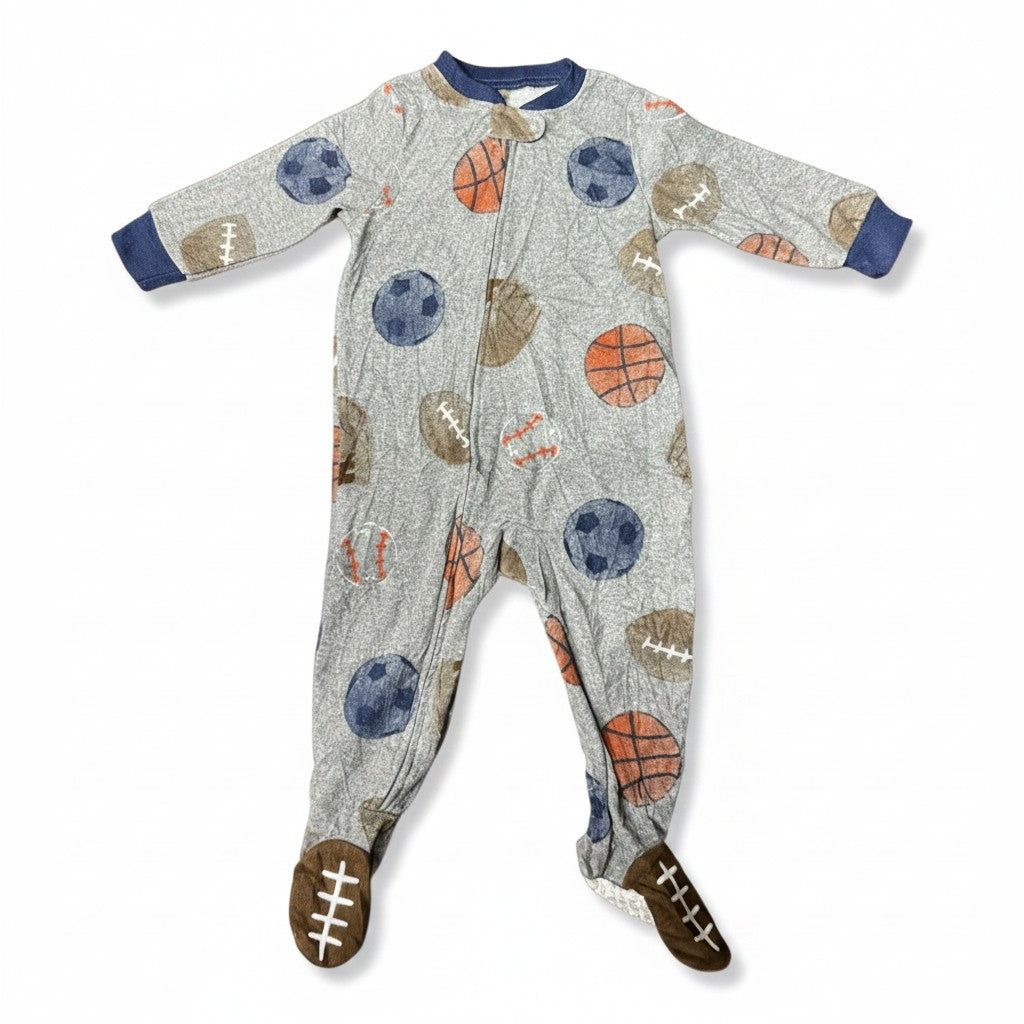 Pijama Carter's Gris 12 meses