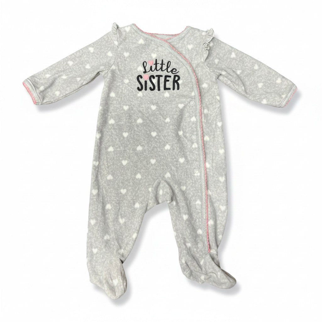 Pijama Carter's Rosado 3 años sobre fondo blanco