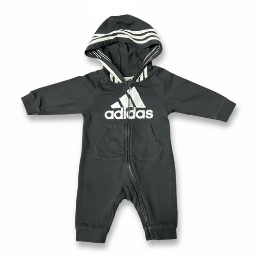 Enterito Adidas Negra 3 Meses