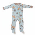 Pijama Gerber Celeste 3-6 meses sobre fondo blanco