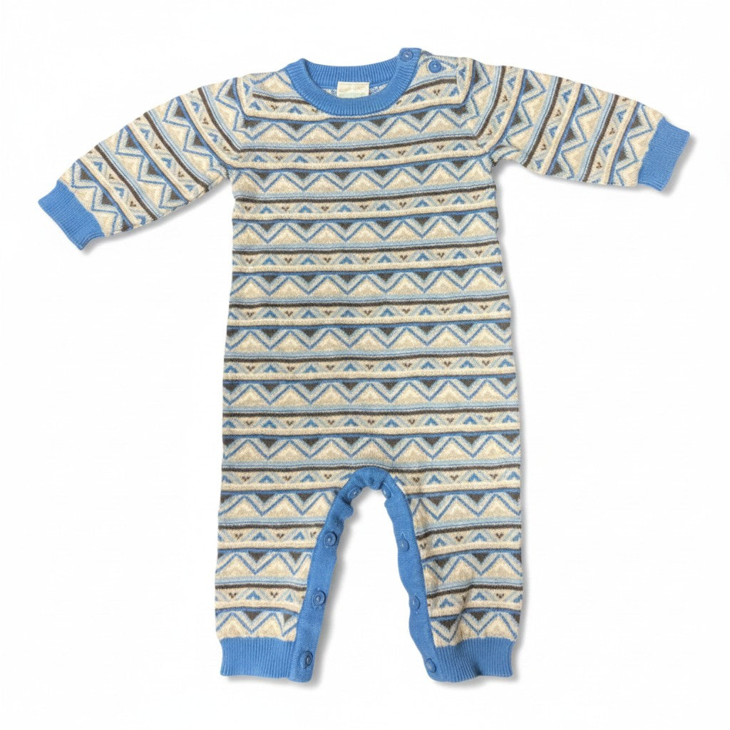 Pijama Gerber Celeste Animales 6 meses sobre fondo blanco