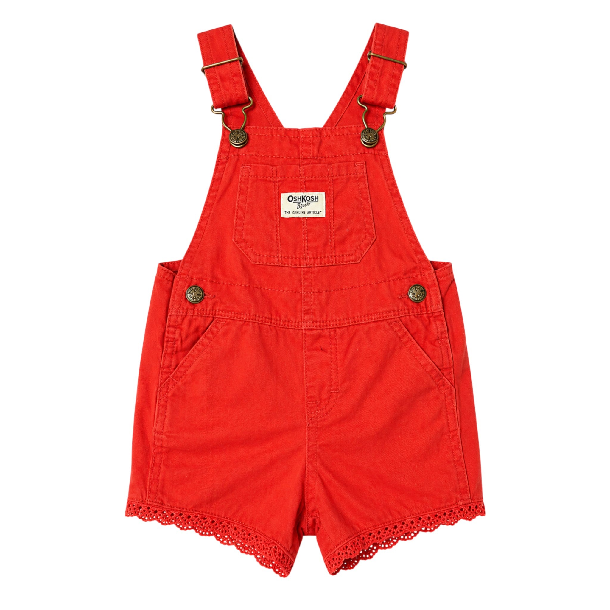 Jardinera OshKosh Roja 12 Meses