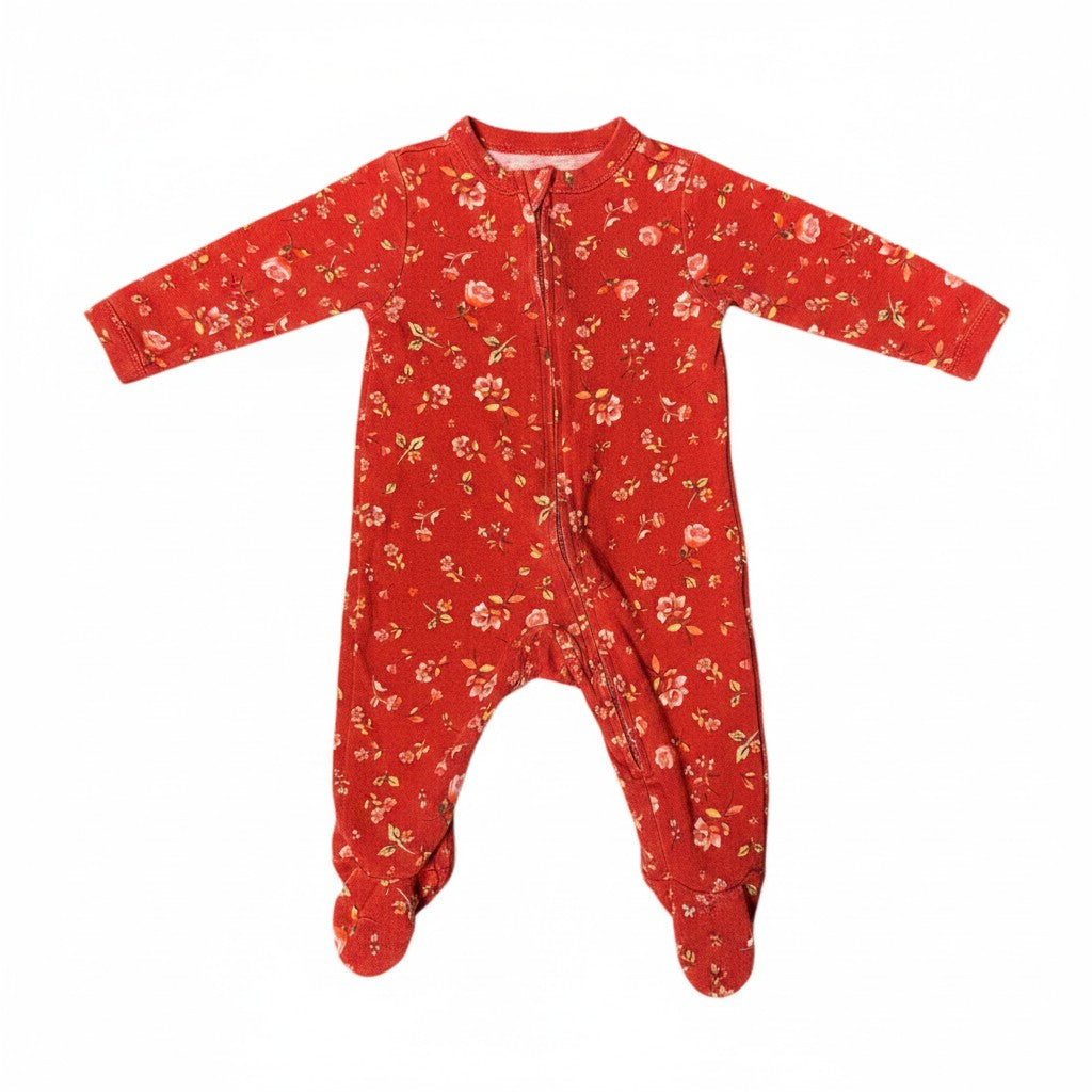 Pijama Old Navy Rojo 0-3 meses