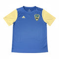 Polera Adidas Azul Mangas contraste frontal 11 años seleccionada por NÜVA