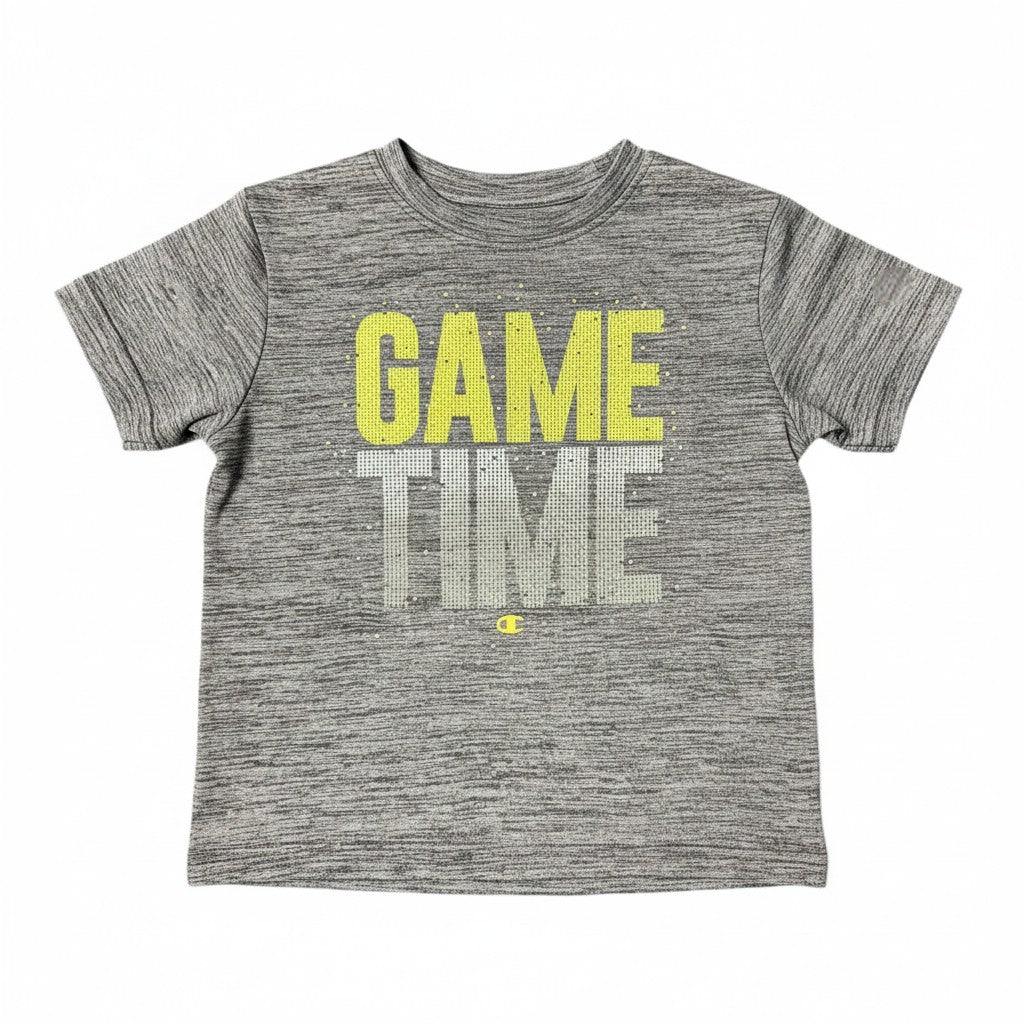 Polera Champion Gris Estampado Game Time 5-6 años seleccionada por NÜVA