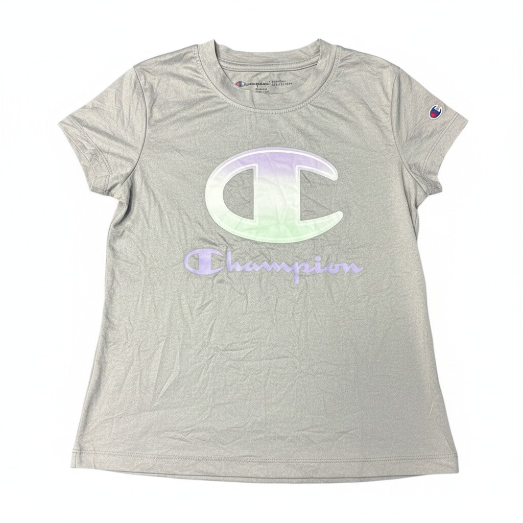 Polera Champion Gris 6-7 años seleccionada por NÜVA