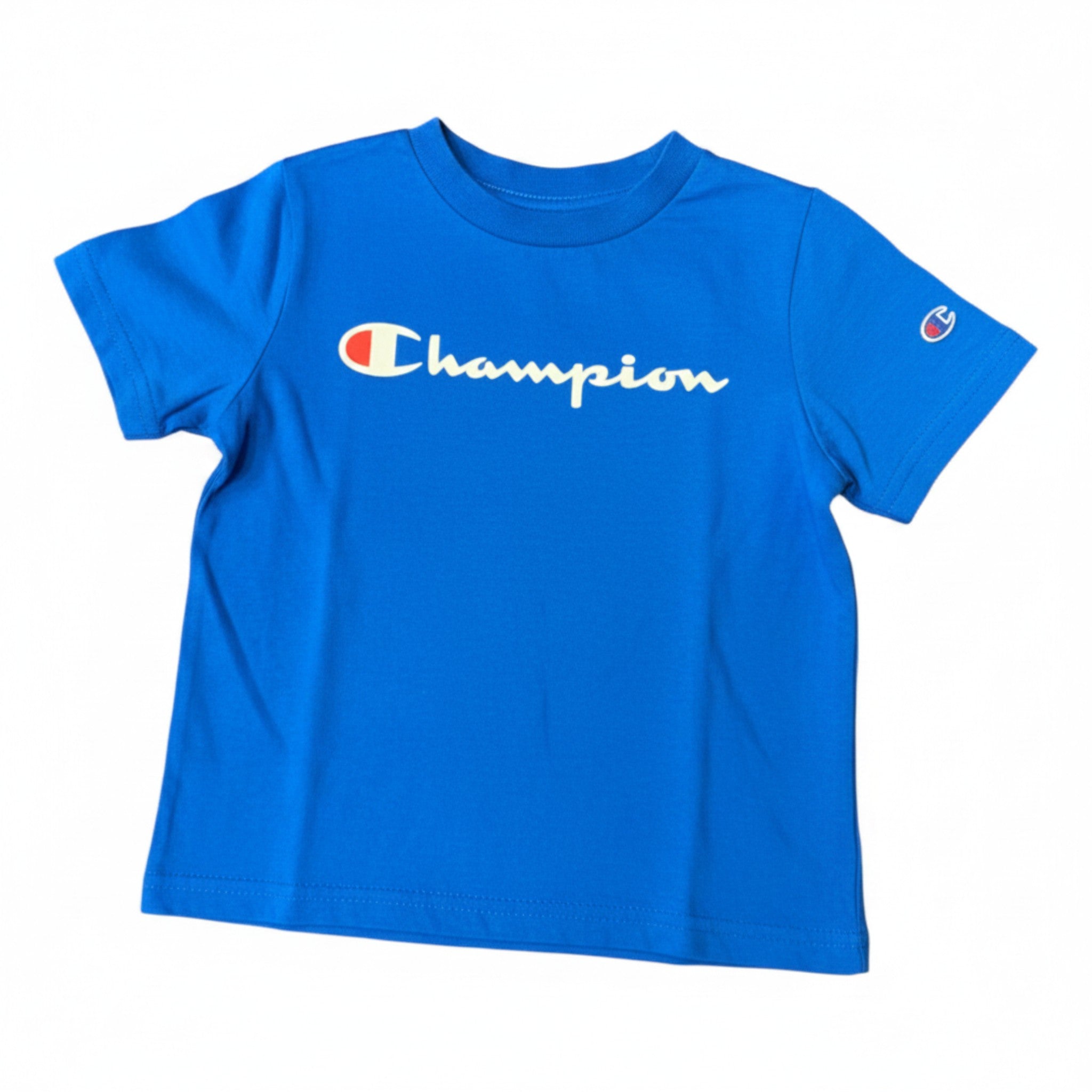 Polera Champion Azul 3 años seleccionada por NÜVA