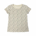 Polera H&M Blanco Estampado leopardo 6-7 años seleccionada por NÜVA