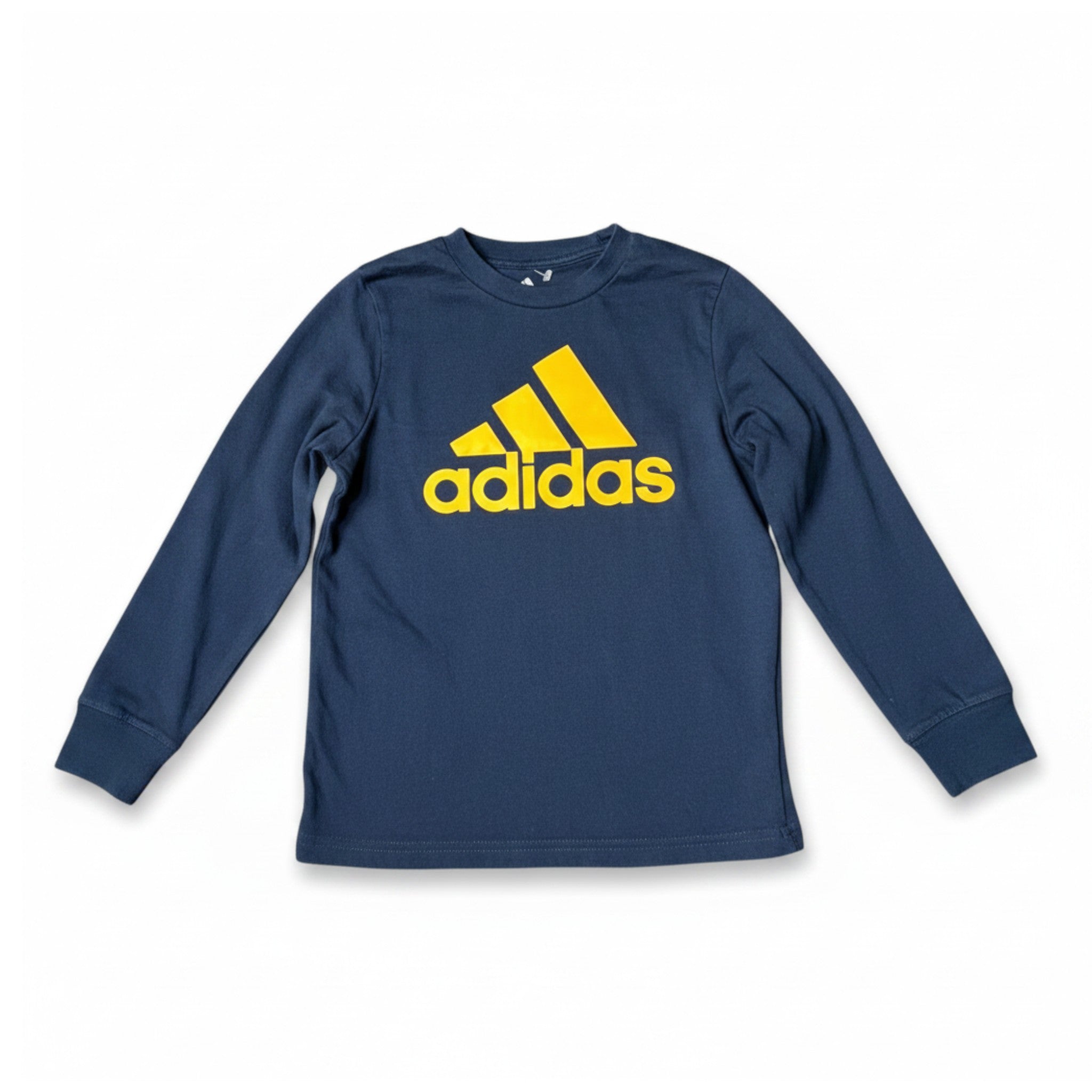 Polera Manga Larga Adidas Azul 5 años seleccionada por NÜVA