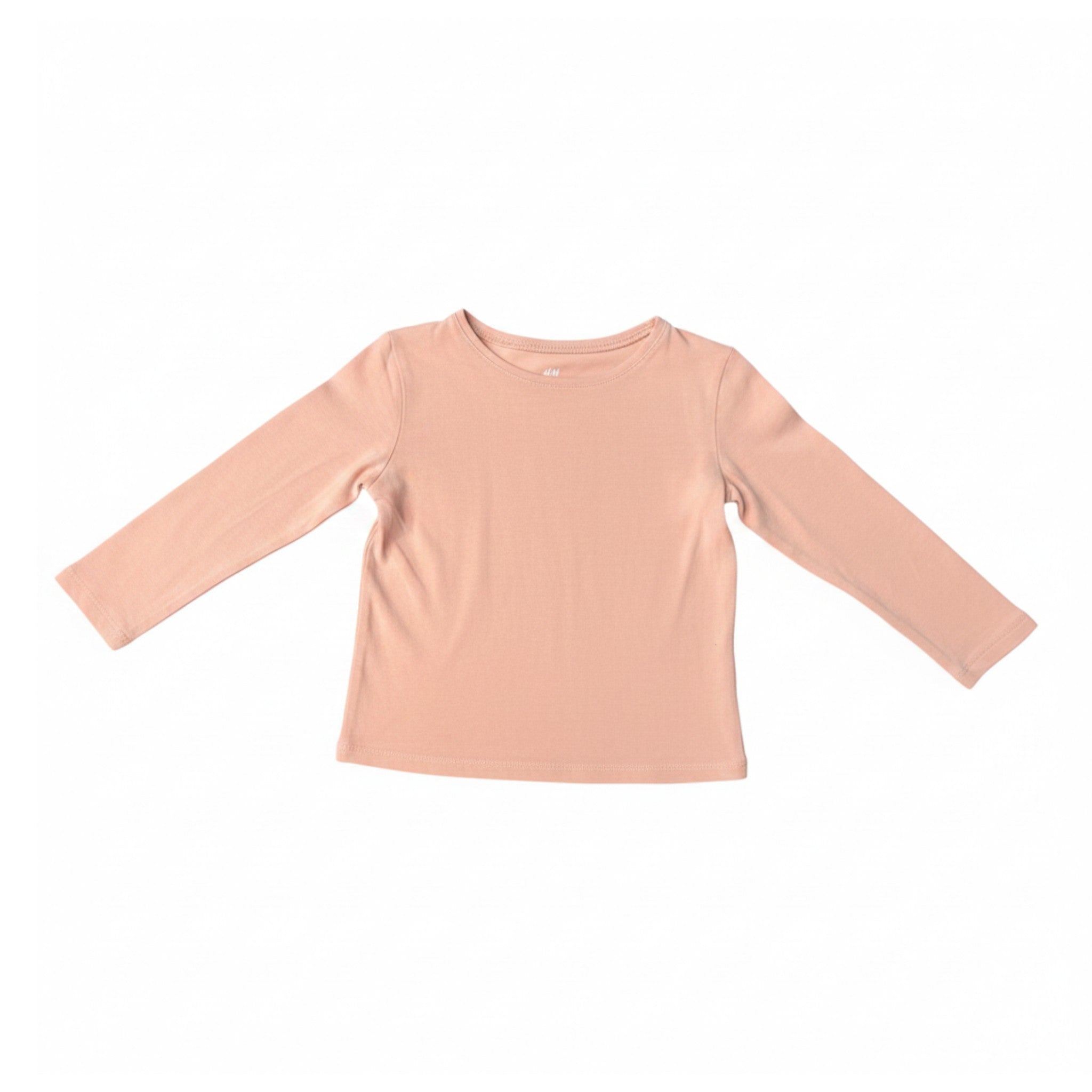 Polera Manga Larga H&M Rosado 2-3 años seleccionada por NÜVA
