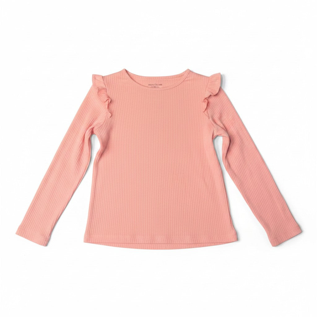 Polera Manga Larga H&M Rosado 5-6 años seleccionada por NÜVA