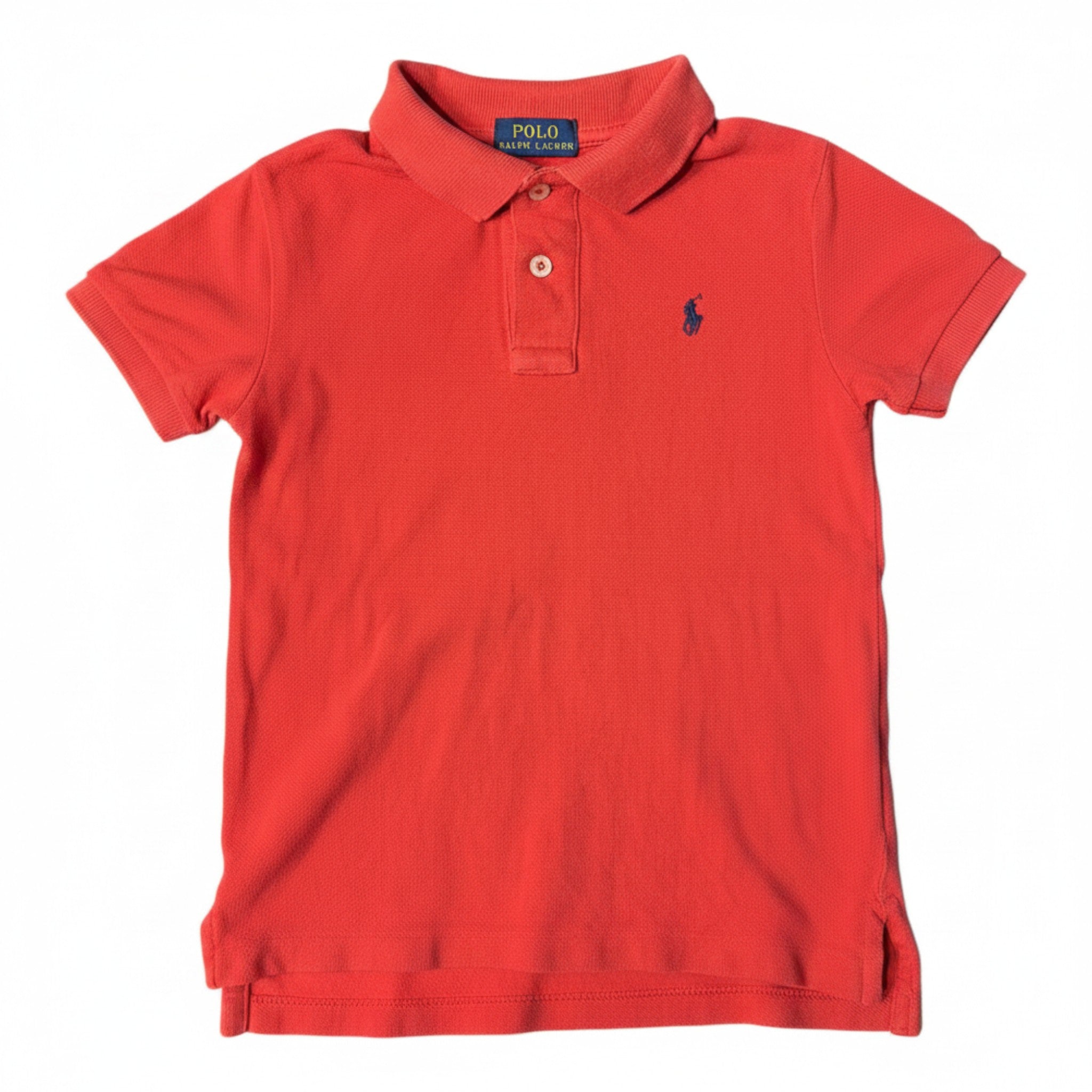 Polera Polo Ralph Lauren Rojo coral Polo Piqué 6 años seleccionada por NÜVA