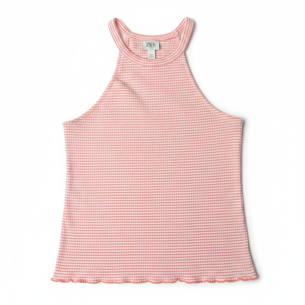 Polera Sin Mangas Zara Rosado 10 años seleccionada por NÜVA