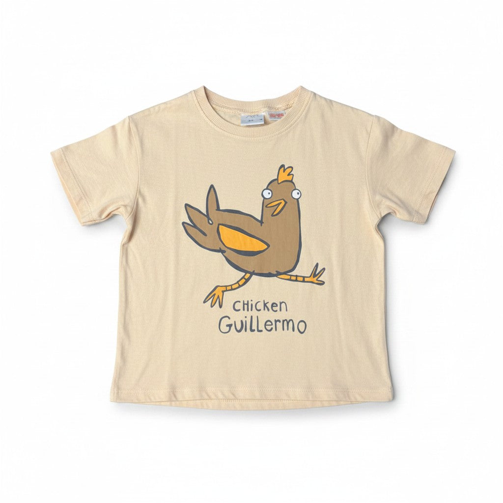 Polera Zara Blanco Estampado mono 2-3 años seleccionada por NÜVA