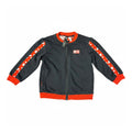 Polerón Adidas Negro Naranjo Con Cierre 12-18 Meses - NÜVA ropa infantil seleccionada