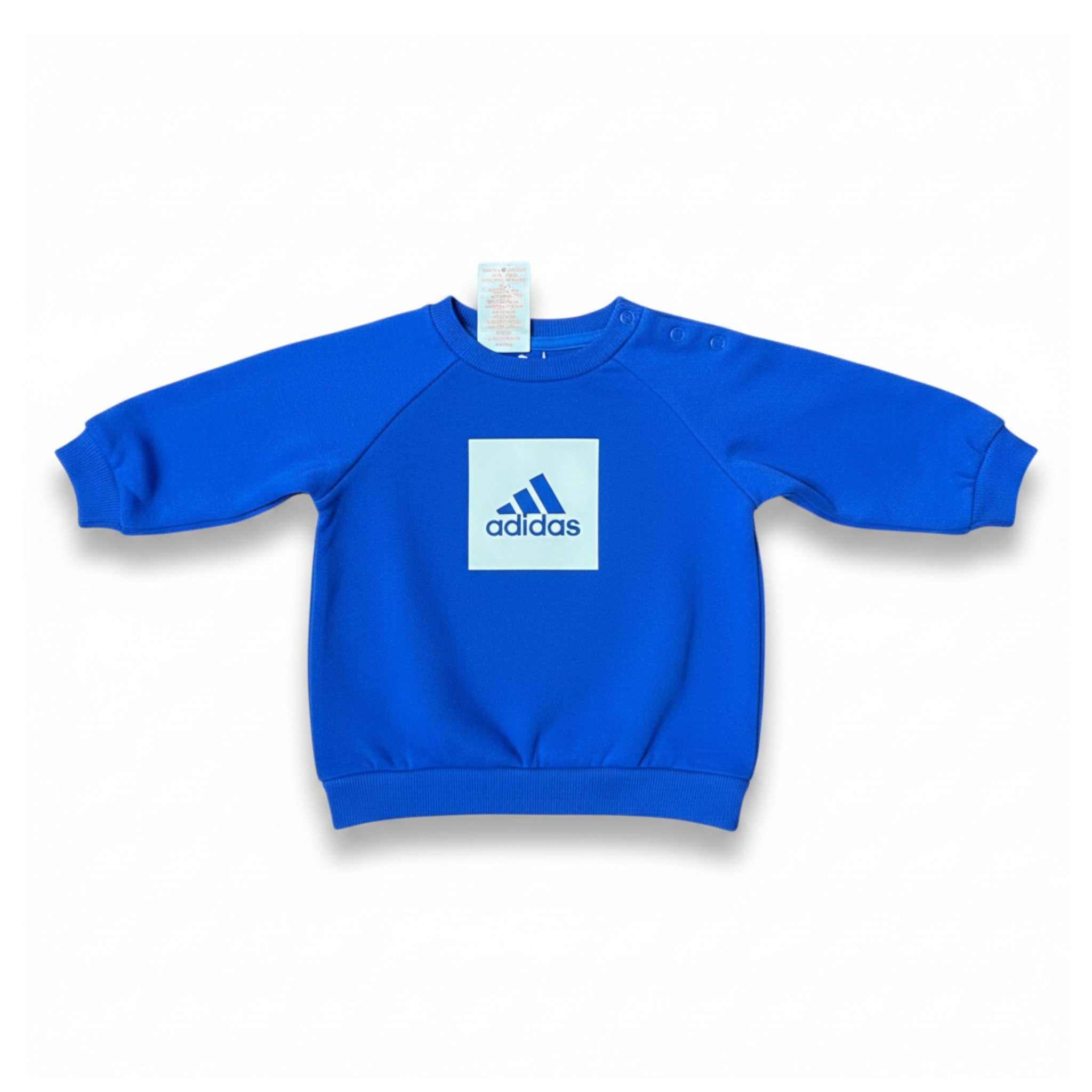 Polerón Adidas Azul 6-9 Meses - NÜVA ropa infantil seleccionada