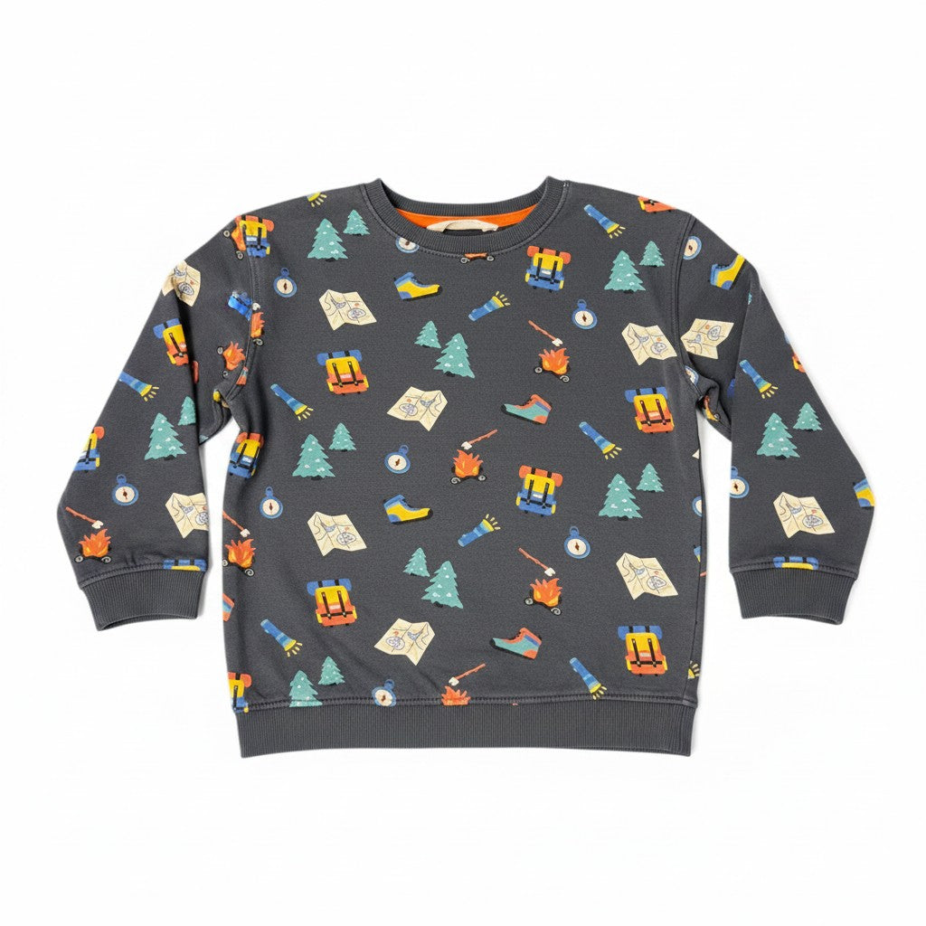 Polerón H&M Verde Estampado Animales 6-7 Años - NÜVA ropa infantil seleccionada