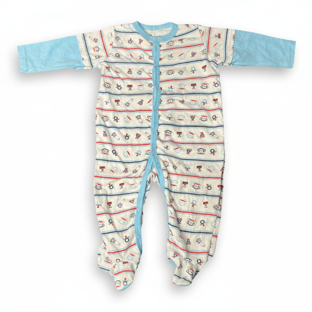 Pijama Small Paul by Paul Frank Estampado 3-6 meses