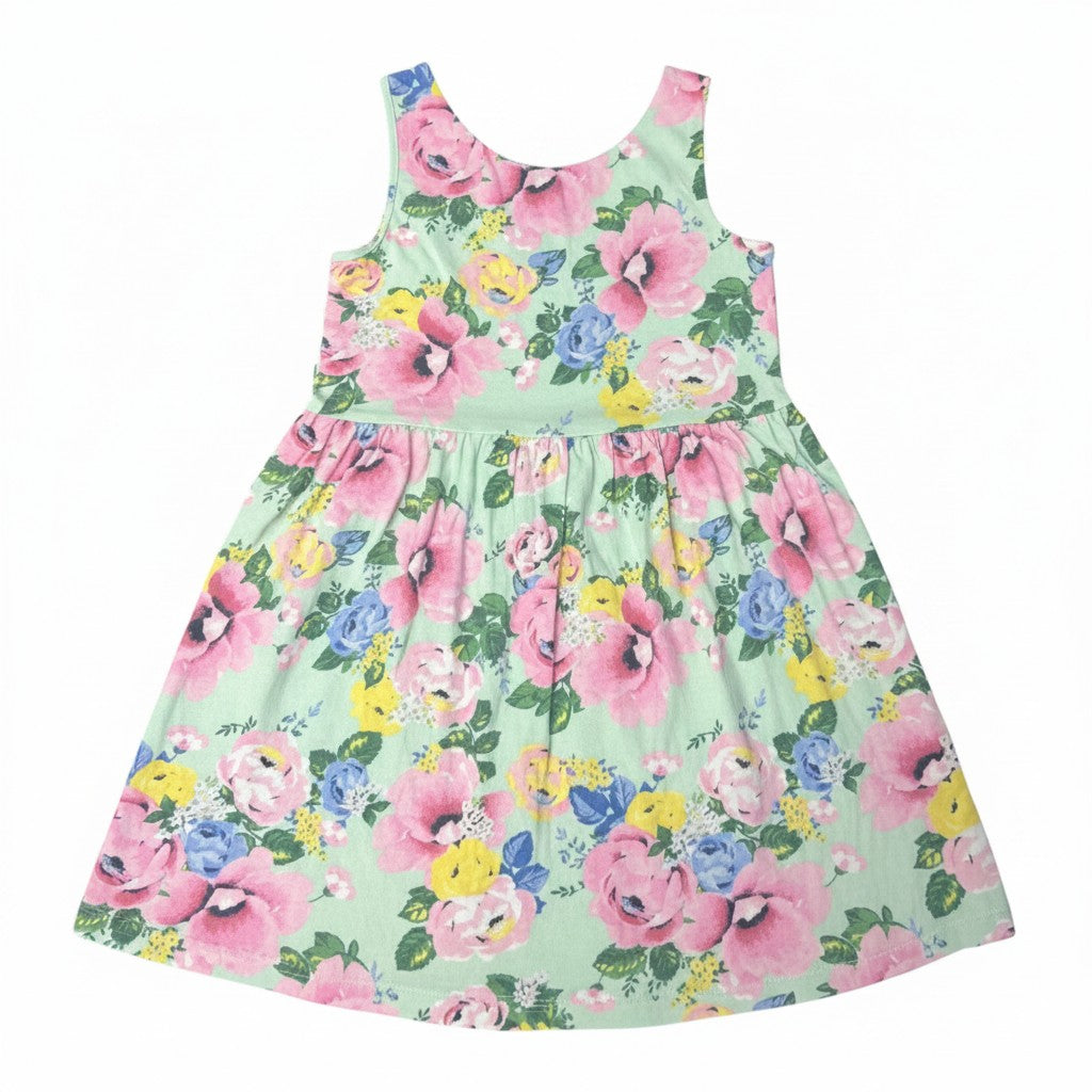 Vestido H&M Rosado Floral Multicolor 4-5 años - NÜVA