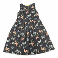 Vestido H&M Negro Estampado Mariposas 6-7 años - NÜVA