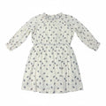 Vestido Zara Crudo Floral Manga Larga 8 años - NÜVA